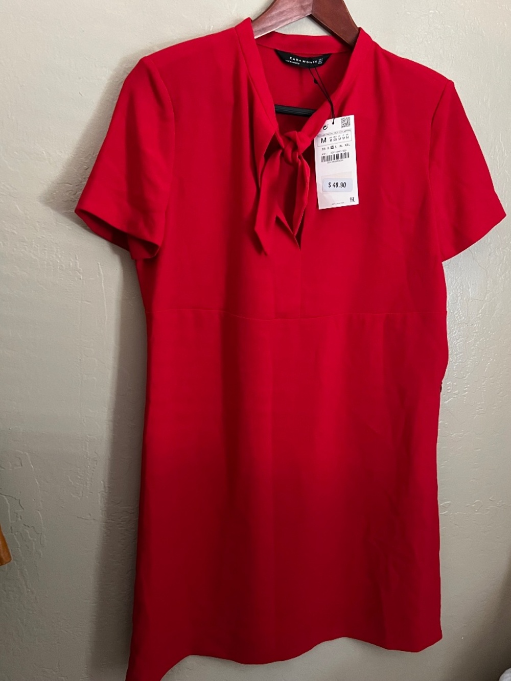 NWT Zara Red Mini Dress